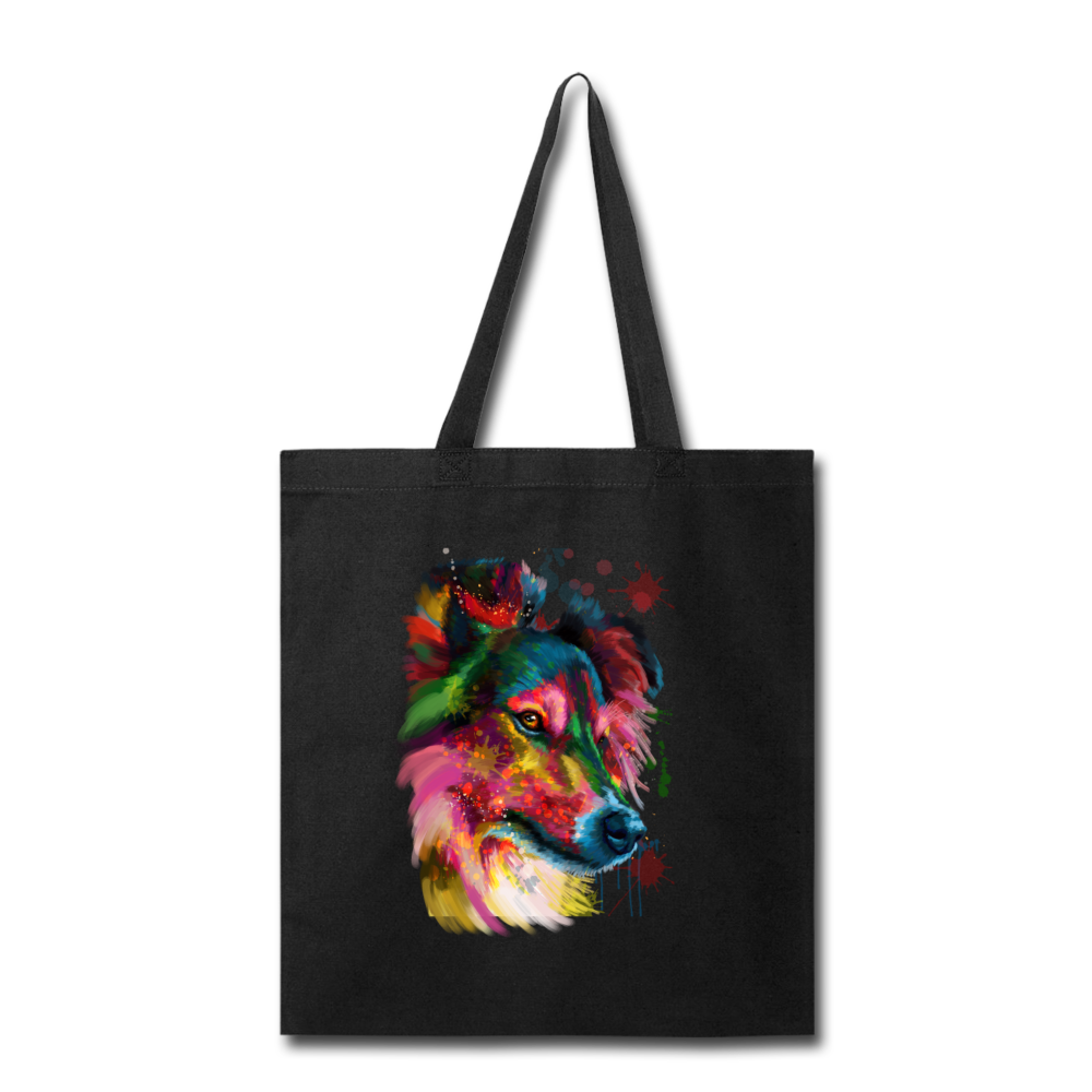 Canine's World Tote Bag Hand painted sheltie Tote Bag Ultimate Shield