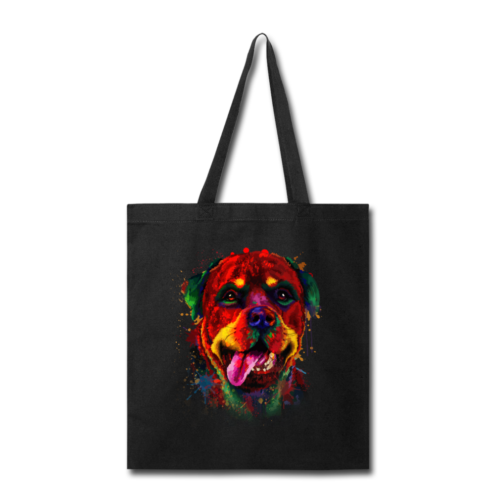Canine's World Tote Bag hand painted rottweiler Tote Bag Ultimate Shield