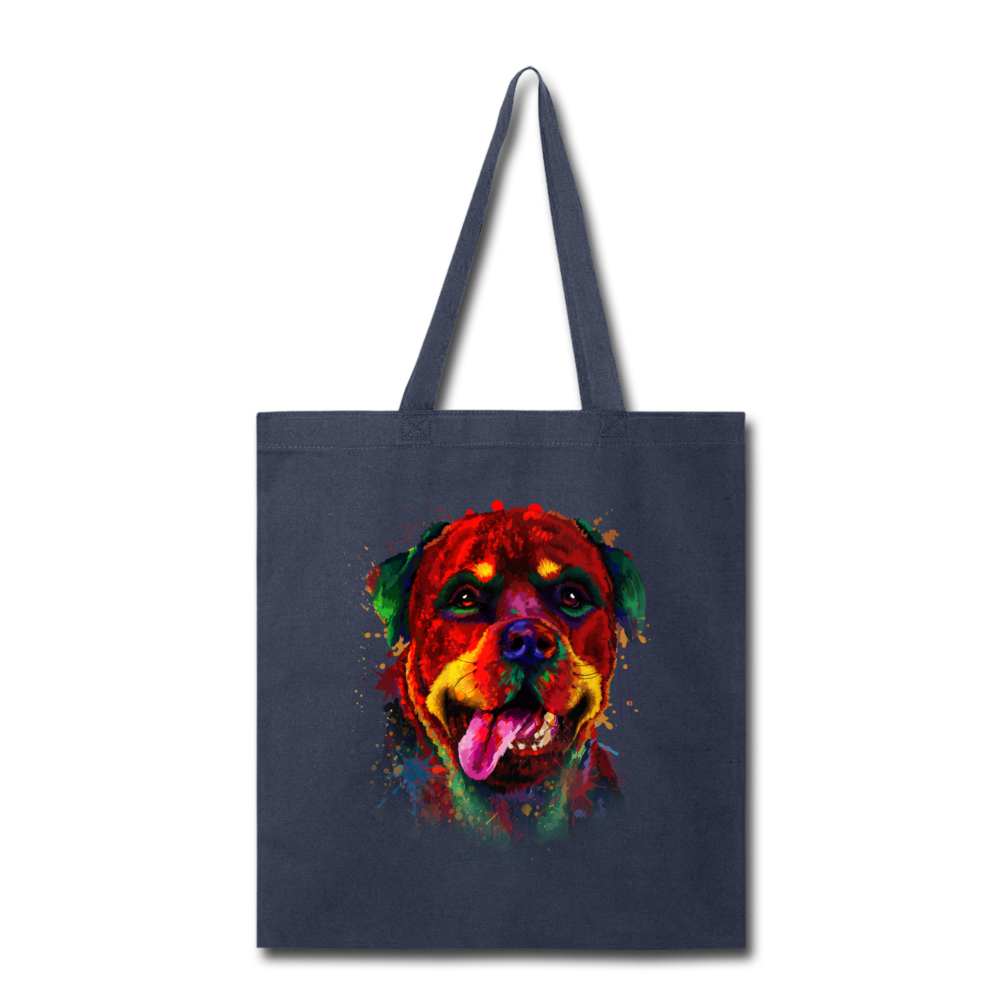 Canine's World Tote Bag hand painted rottweiler Tote Bag Ultimate Shield