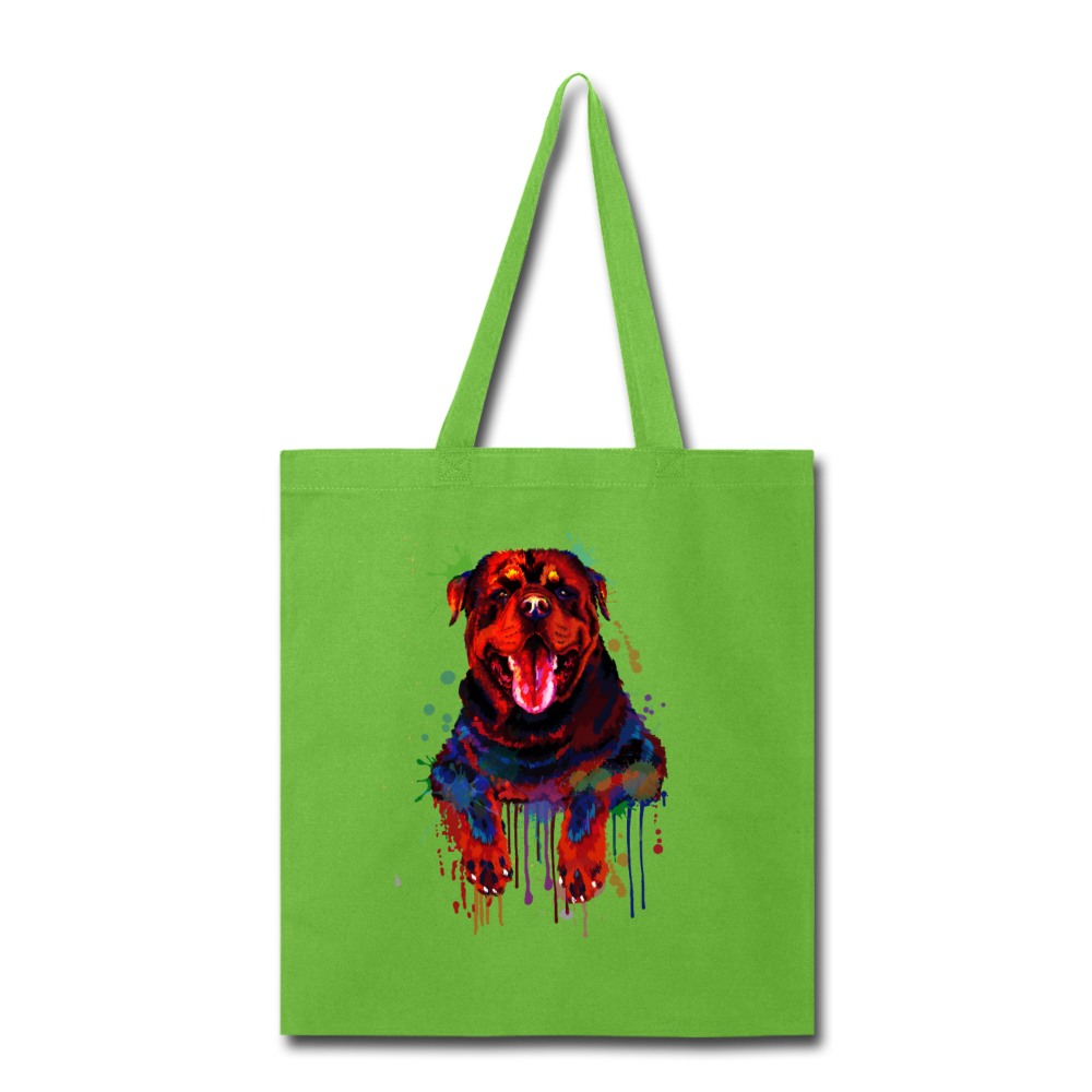 Canine's World Tote Bag Hand painted rottweiler Tote Bag Ultimate Shield