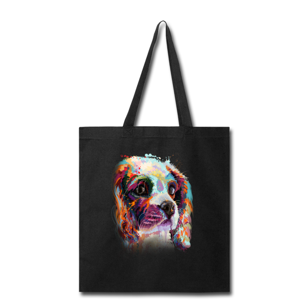 Canine's World Tote Bag Hand painted cavalier Tote Bag Ultimate Shield