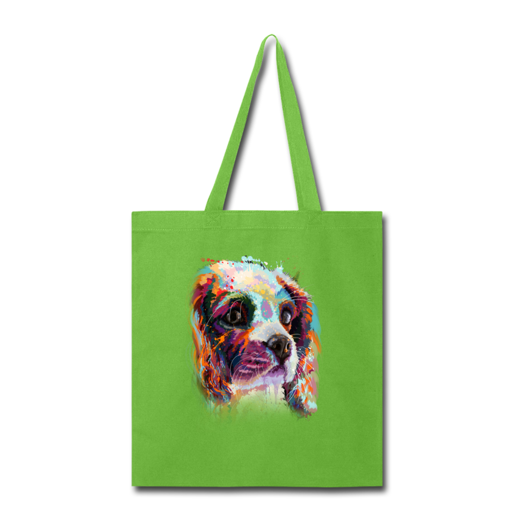 Canine's World Tote Bag Hand painted cavalier Tote Bag Ultimate Shield