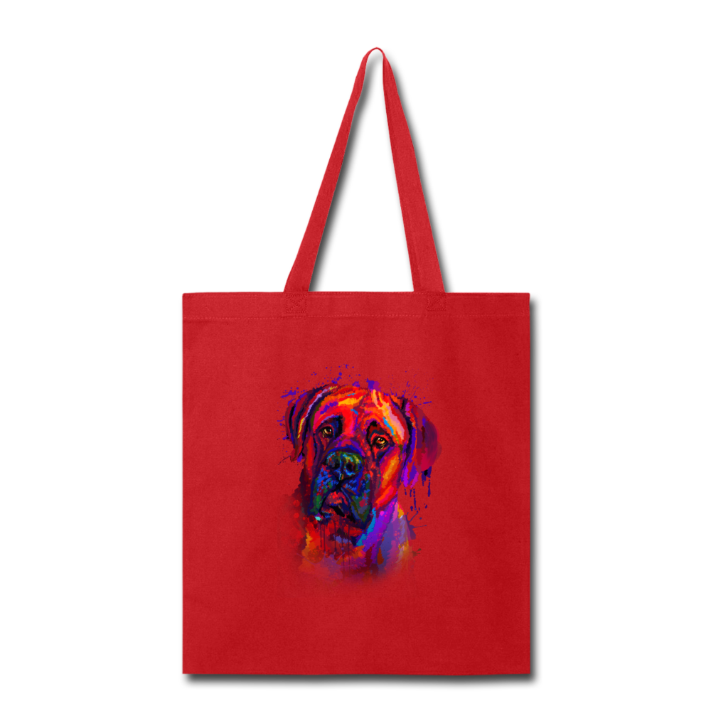 Canine's World Tote Bag Hand painted Bullmastiff Tote Bag Ultimate Shield