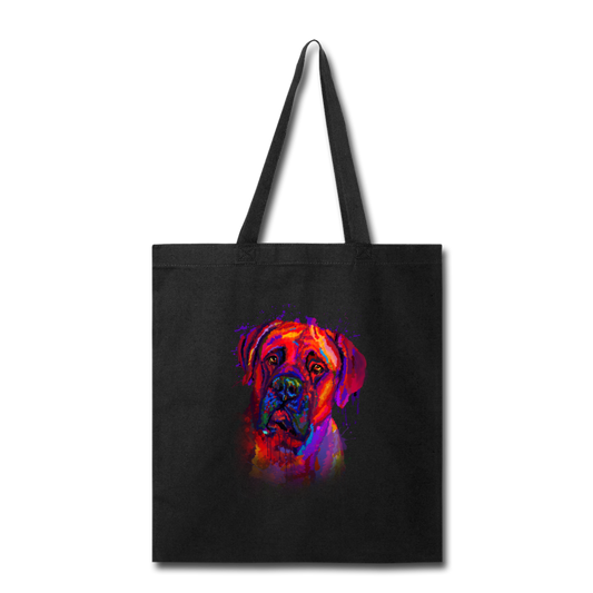 Canine's World Tote Bag Hand painted Bullmastiff Tote Bag Ultimate Shield