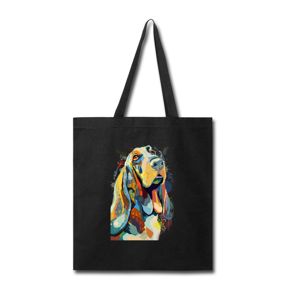 Canine's World Tote Bag Hand painted bassethound-Tote Bag Ultimate Shield