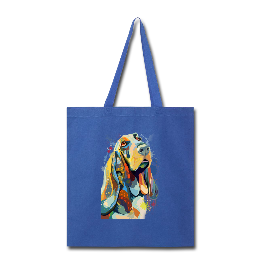 Canine's World Tote Bag Hand painted bassethound-Tote Bag Ultimate Shield